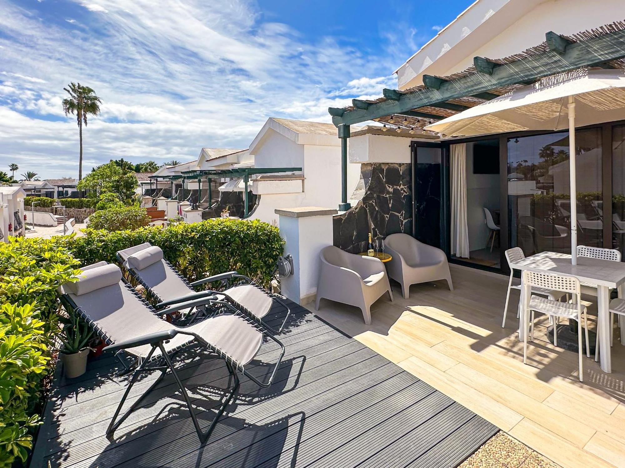 Relaxing Retreat In Maspalomas Lago - Fully Renovated Bungalow Exterior foto